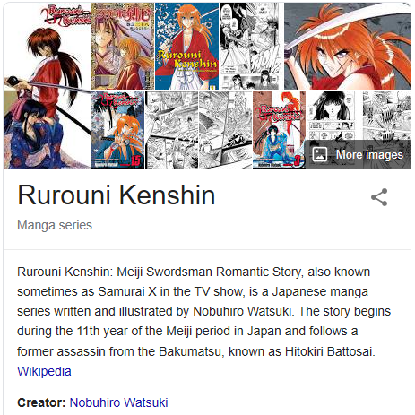 Shinomori Aoshi (Rurouni Kenshin). Because he is just an awesome (and  occassionally evil) guy in Rurouni Kenshin. :D